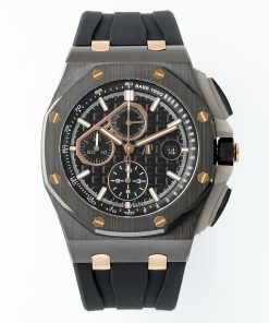 Audemars Piguet-Royal Oak Offshore 26405 Chronograph 44mm Ceramic/Rubber Black Dial APJF Cal.3126 Automatic