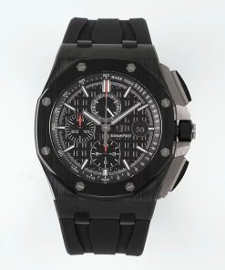 Audemars Piguet-Royal Oak Offshore 26405 Chronograph 44mm Ceramic/Rubber Black Dial APJF Cal.3126 Automatic