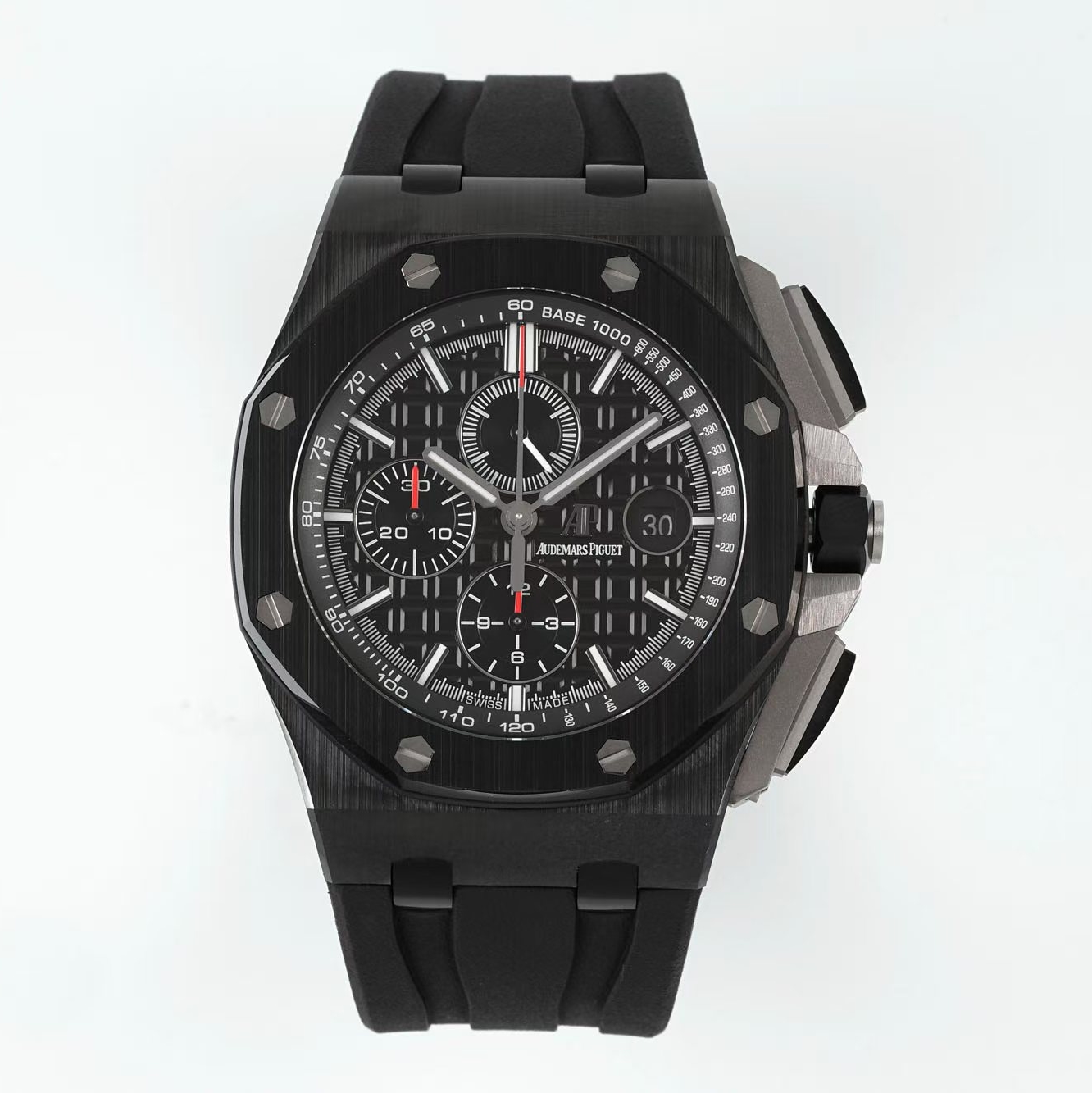 Audemars Piguet-Royal Oak Offshore 26405 Chronograph 44mm Ceramic/Rubber Black Dial APJF Cal.3126 Automatic