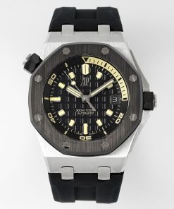 Audemars Piguet-Royal Oak Offshore Diver 15720 42mm Stainless Steel/Rubber Black Dial APSF A4308 Automatic