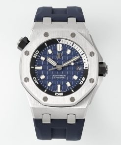 Audemars Piguet-Royal Oak Offshore Diver 15720 42mm Stainless Steel/Rubber Blue Dial APSF A4308 Automatic