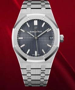 Audemars Piguet-Royal Oak 41mm 15500 Stainless Steel/Steel Blue Dial/Stick Markers APSF SA4302 Automatic