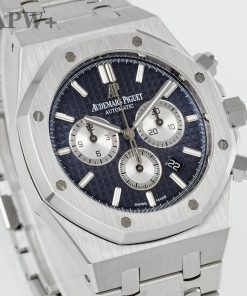 Alternative view of Audemars Piguet-Royal Oak Chronograph 26331ST 41mm Stainless Steel/Steel Blue Dial APWF DD4801 Automatic