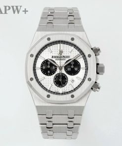 Audemars Piguet-Royal Oak Chronograph 26331ST 41mm Stainless Steel/Steel White Dial APWF DD4801 Automatic