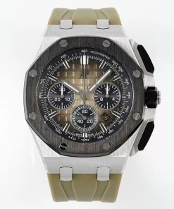 Audemars Piguet-Royal Oak Offshore 26420SO Chronograph 43mm Stainless Steel/Rubber Gradient Brown Dial APSF SH4401 Automatic