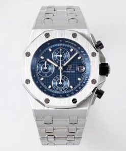 Audemars Piguet-Royal Oak Offshore 26238 Chronograph 42mm Stainless Steel/Steel Blue Dial APF A7750 Automatic