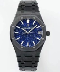 Audemars Piguet-Royal Oak 41mm 15500 Black Ceramic/Ceramic Starry Sky Dial APSF SA4302 Automatic
