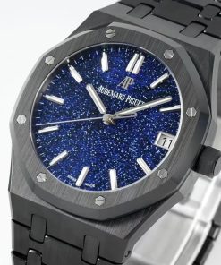 Alternative view of Audemars Piguet-Royal Oak 41mm 15500 Black Ceramic/Ceramic Starry Sky Dial APSF SA4302 Automatic