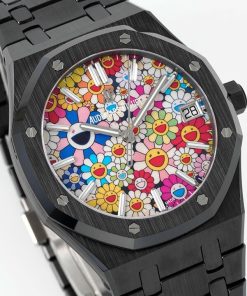 Alternative view of Audemars Piguet-Royal Oak 41mm 15500 Black Ceramic/Ceramic Sunflower Dial APSF SA4302 Automatic