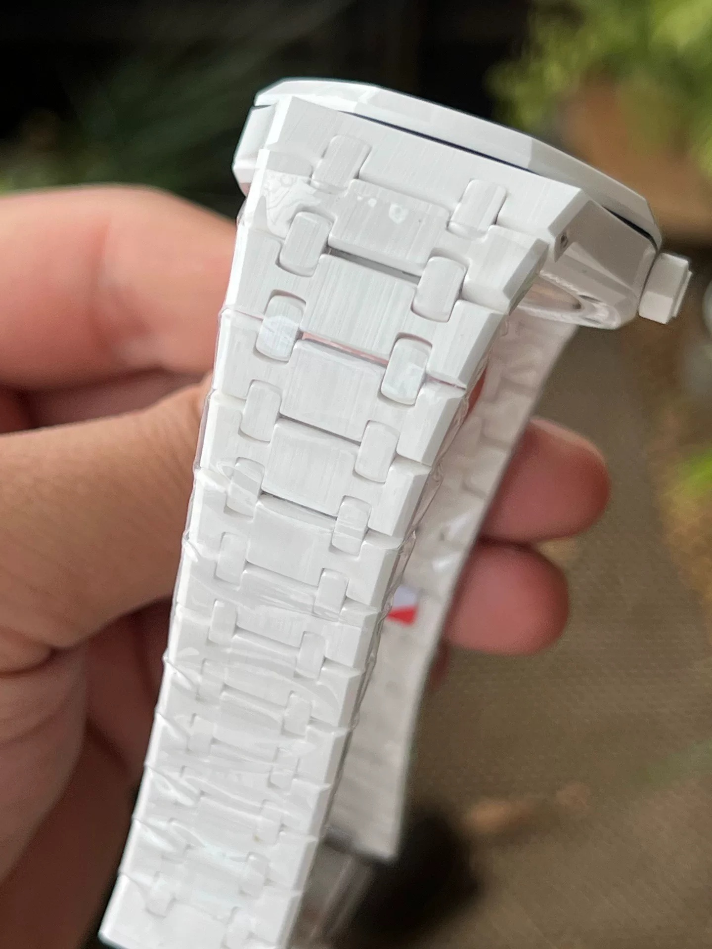 Audemars Piguet-Royal Oak 41mm 15500 White Ceramic/Ceramic Sunflower Dial APSF SA4302 Automatic - Image 16