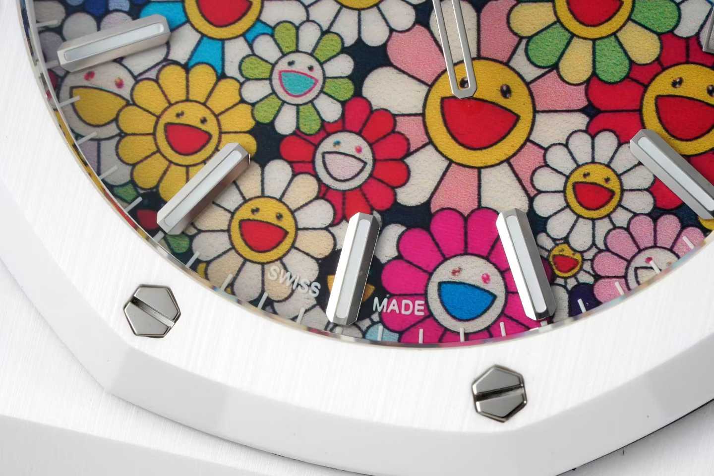 Audemars Piguet-Royal Oak 41mm 15500 White Ceramic/Ceramic Sunflower Dial APSF SA4302 Automatic - Image 5