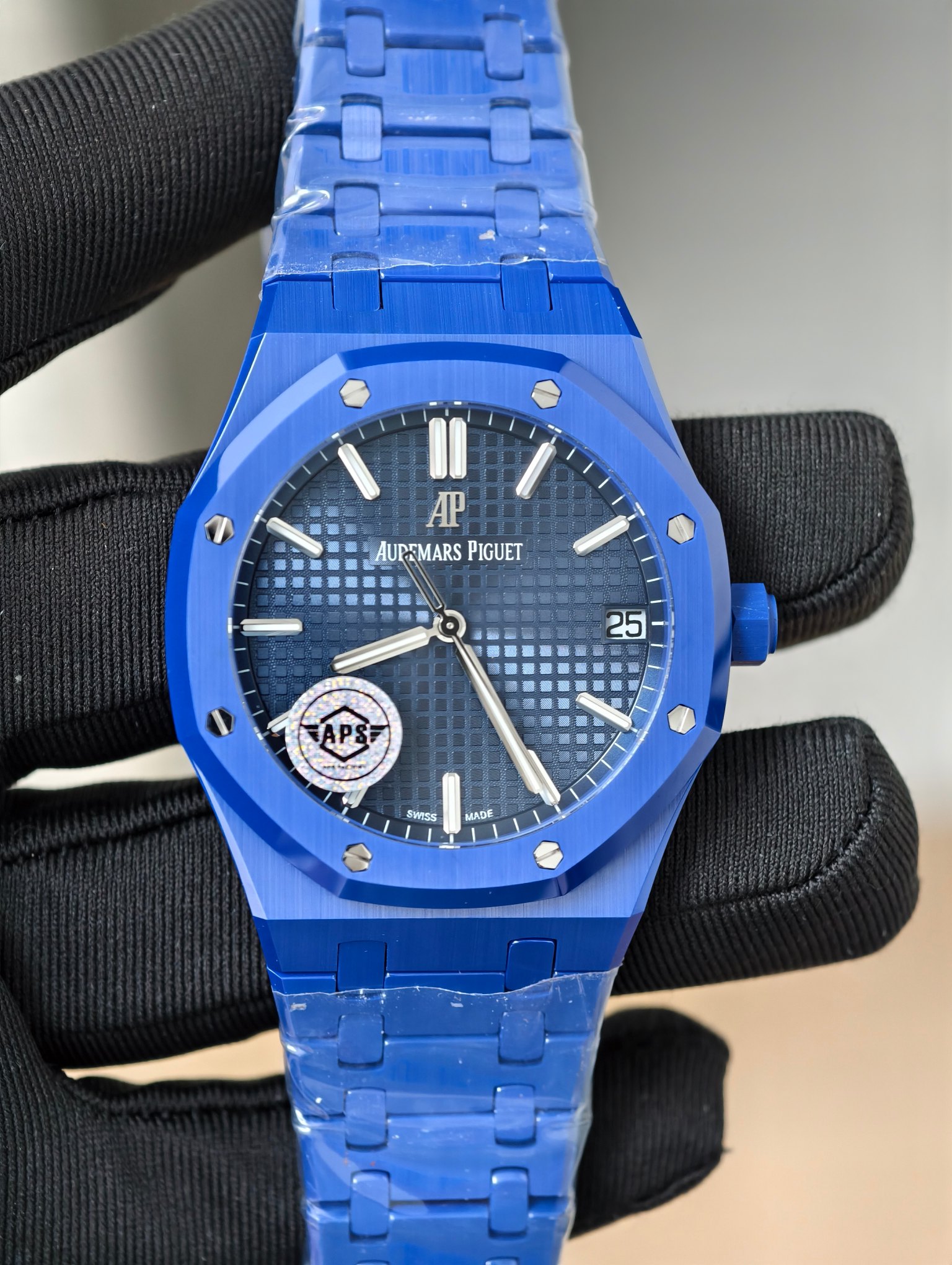 Audemars Piguet-Royal Oak 41mm 15500 Blue Ceramic/Ceramic Blue Dial APSF SA4302 Automatic - Image 11