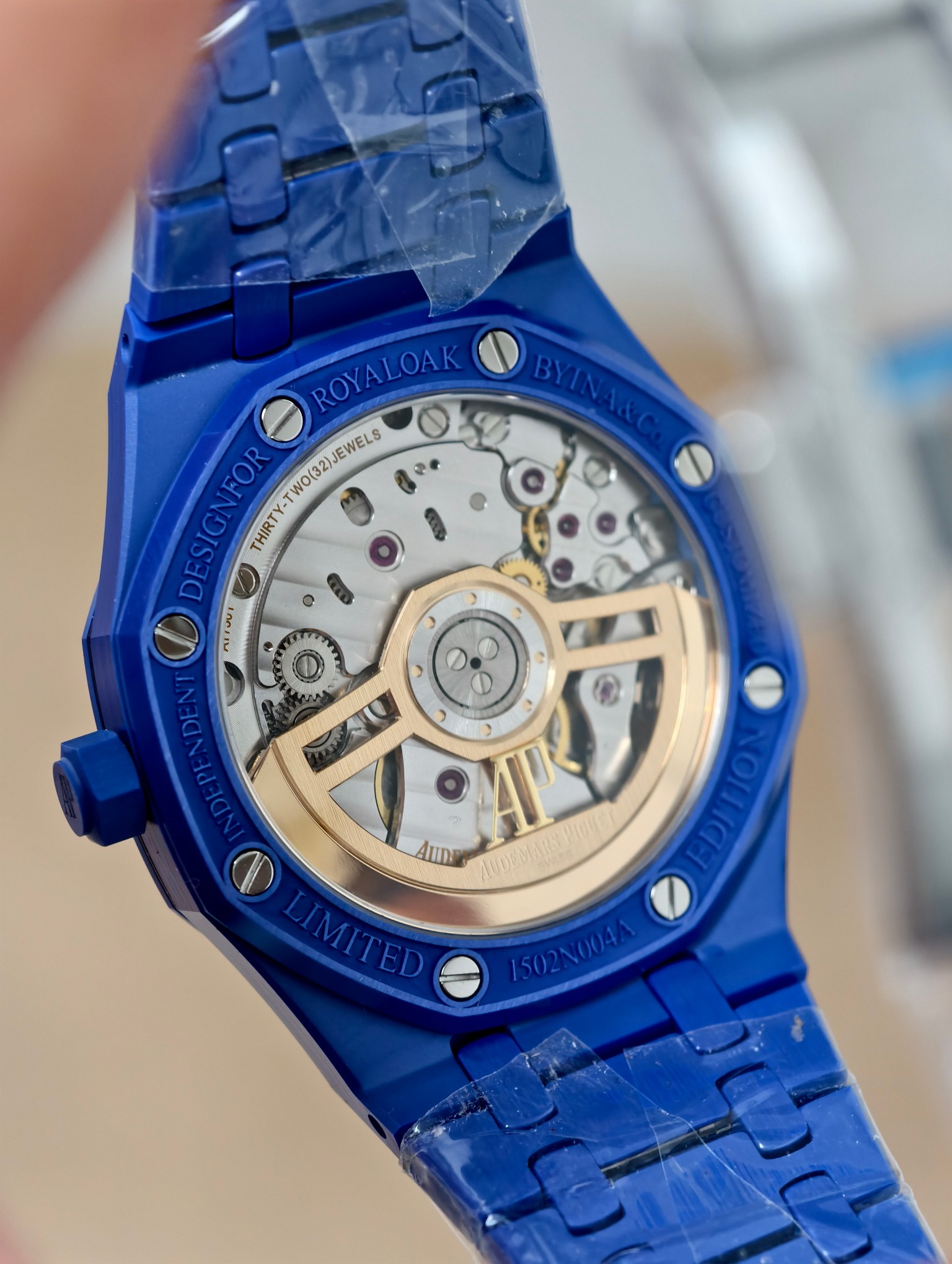 Audemars Piguet-Royal Oak 41mm 15500 Blue Ceramic/Ceramic Blue Dial APSF SA4302 Automatic - Image 16