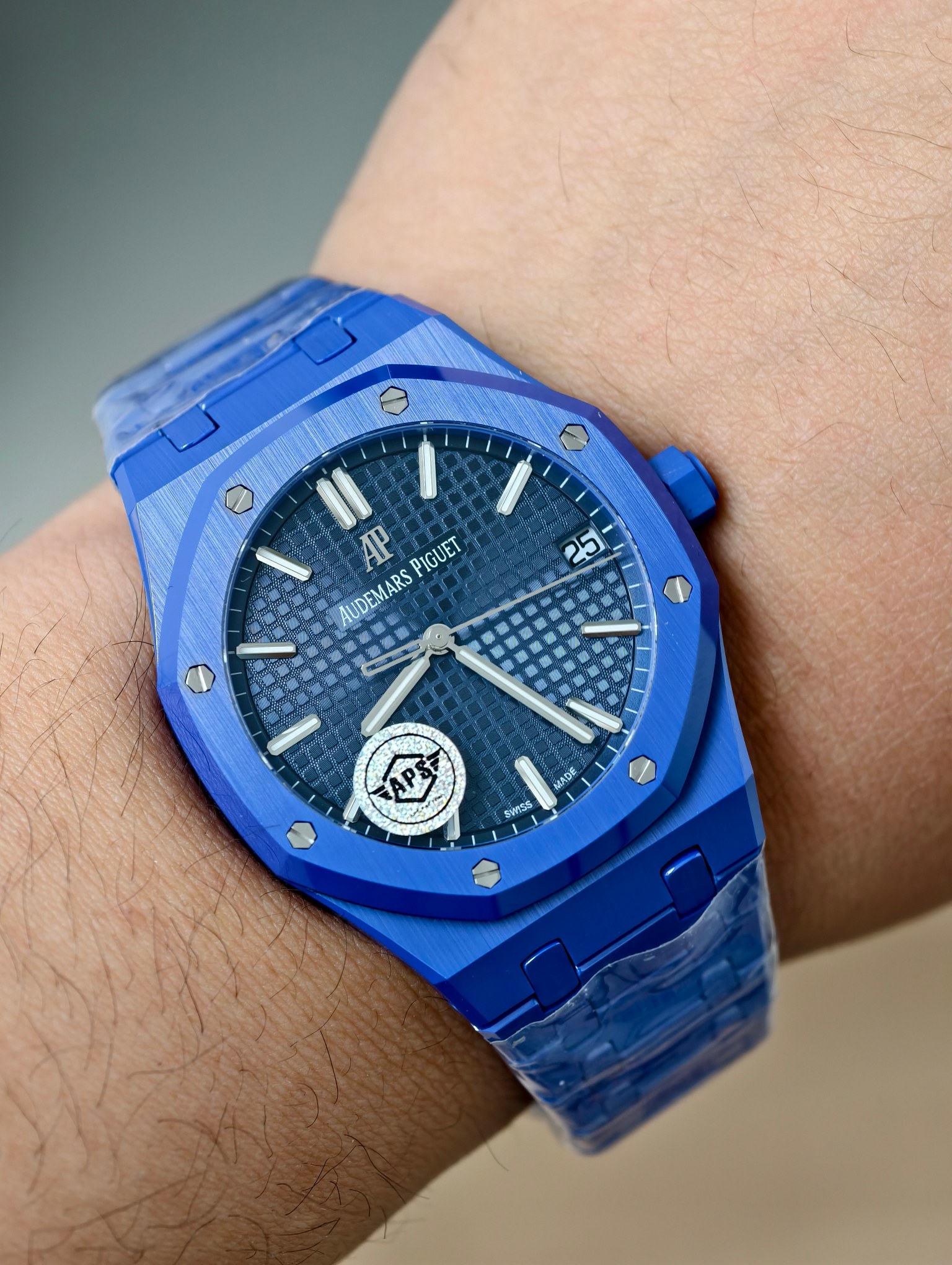 Audemars Piguet-Royal Oak 41mm 15500 Blue Ceramic/Ceramic Blue Dial APSF SA4302 Automatic - Image 17