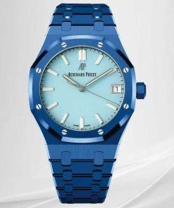 Audemars Piguet-Royal Oak 41mm 15500 Blue Ceramic/Ceramic Tiffany Blue Dial APSF SA4302 Automatic