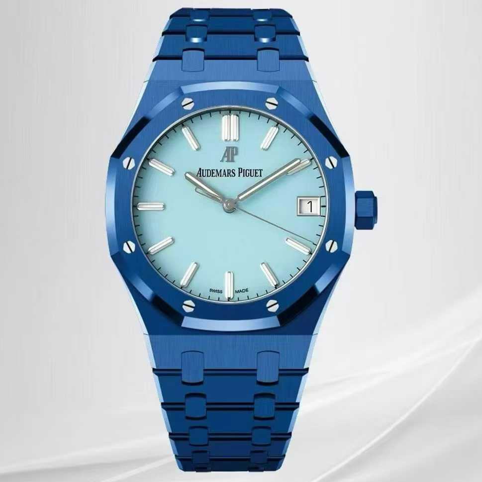 Audemars Piguet-Royal Oak 41mm 15500 Blue Ceramic/Ceramic Tiffany Blue Dial APSF SA4302 Automatic