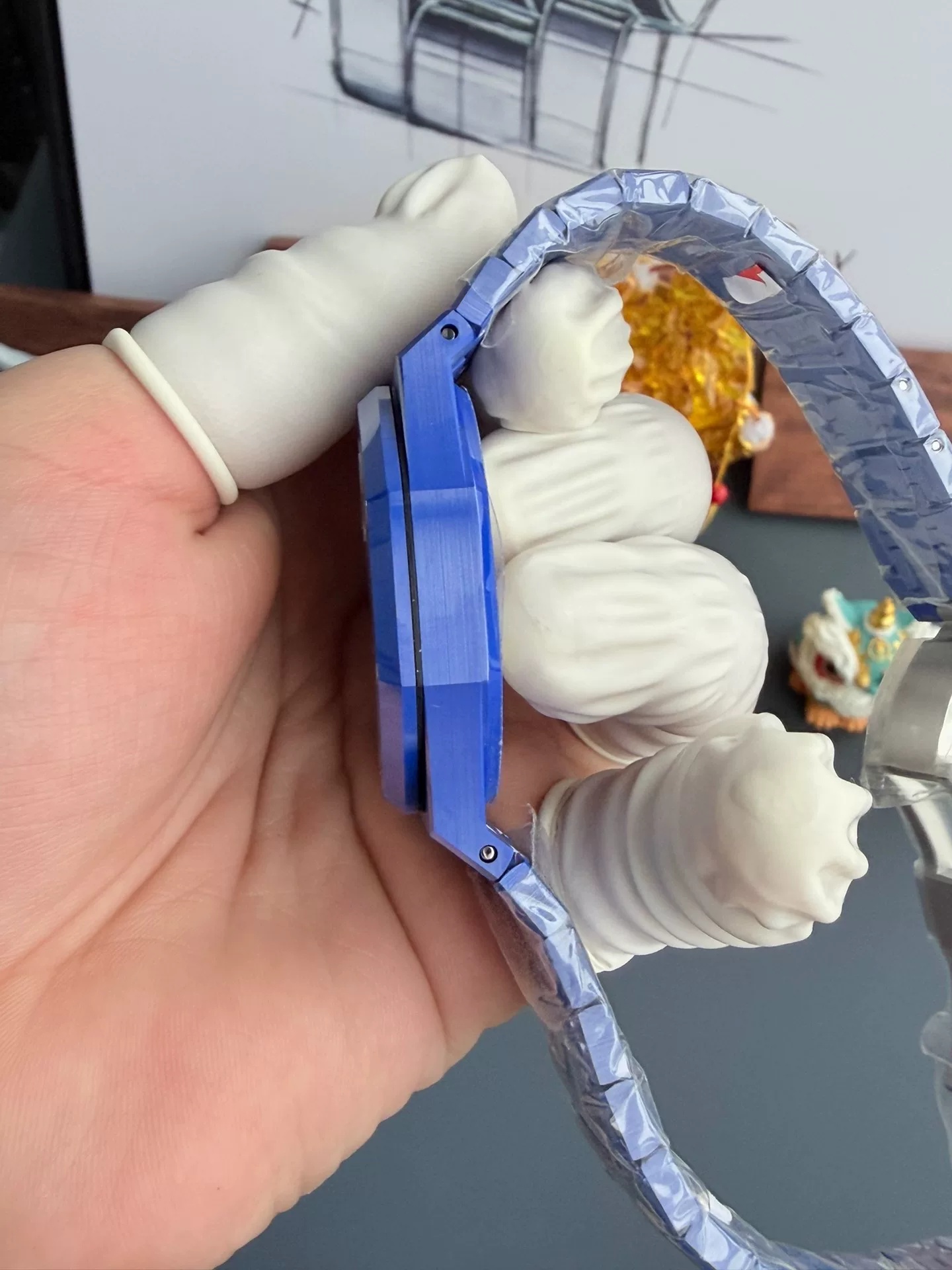 Audemars Piguet-Royal Oak 41mm 15500 Blue Ceramic/Ceramic Sunflower Dial APSF SA4302 Automatic - Image 14