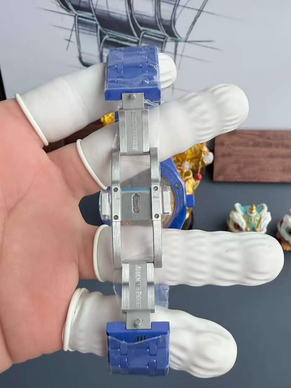 Audemars Piguet-Royal Oak 41mm 15500 Blue Ceramic/Ceramic Sunflower Dial APSF SA4302 Automatic - Image 15