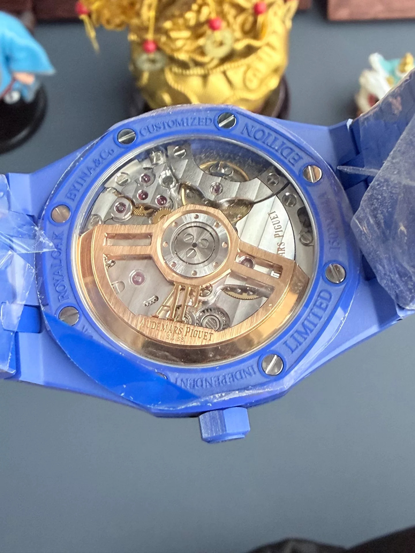 Audemars Piguet-Royal Oak 41mm 15500 Blue Ceramic/Ceramic Sunflower Dial APSF SA4302 Automatic - Image 16
