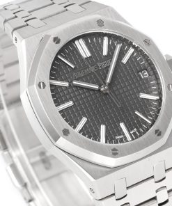 Alternative view of Audemars Piguet-Royal Oak 41mm 15510 Stainless Steel/Steel Grey Dial Stick Markers APSF SA4302 Automatic