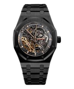 Audemars Piguet-Royal Oak 15407 41mm PVD/PVD Skeleton Dial THBF SH3132 Automatic