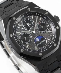 Alternative view of Audemars Piguet-Royal Oak Perpetual Calendar 26579CE 41mm Ceramic/Ceramic Black Dial APSF V2 A5134 Automatic