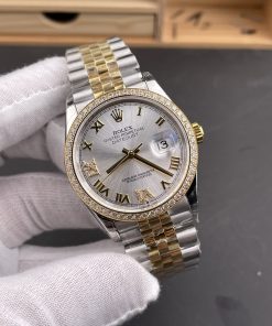 Alternative view of Rolex-Datejust 126283 36mm Jubilee Diamonds Yellow Gold/Steel Silver Dial GSF DD3235 Automatic