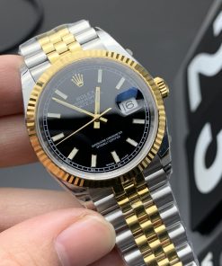 Alternative view of Rolex-Datejust 116233 36mm Jubilee Yellow Gold/Steel Black Dial Stick Markers EWF DD3235 Automatic