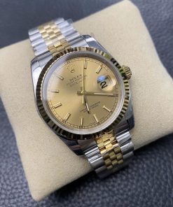 Alternative view of Rolex-Datejust 116233 36mm Jubilee Yellow Gold/Steel Gold Dial Stick Markers EWF VR3235 Automatic