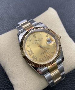 Alternative view of Rolex-Datejust 116233 36mm Oyster Yellow Gold/Steel Gold Dial Roman Markers EWF VR3235 Automatic