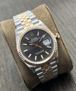 Alternative view of Rolex-Datejust 126231 36mm Jubilee Rose Gold/Steel Grey Dial Stick Markers VSF DD3235 Automatic