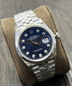 Alternative view of Rolex-Datejust 126234 36mm Jubilee Stainless Steel/Steel Blue Textured Dial Diamond Markers VSF DD3235 Automatic