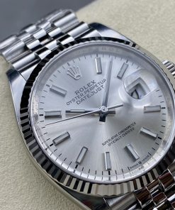 Alternative view of Rolex-Datejust 126234 36mm Jubilee Stainless Steel/Steel Silver Dial Stick Markers Clean DD3235 Automatic