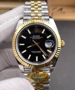 Rolex-Datejust 126333 41mm Jubilee Yellow Gold/Steel Black Dial Stick Markers ARF DD3235 Automatic(Tungsten Heavy Version)