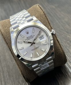 Alternative view of Rolex-Datejust 126300 41mm Jubilee Stainless Steel/Steel Silver Dial Stick Markers VSF DD3235 Automatic