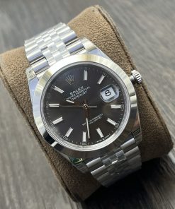 Alternative view of Rolex-Datejust 126300 41mm Jubilee Stainless Steel/Steel Grey Dial Stick Markers VSF DD3235 Automatic