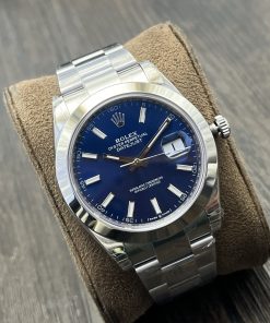 Alternative view of Rolex-Datejust 126300 41mm Oyster Stainless Steel/Steel Blue Dial Stick Markers VSF DD3235 Automatic
