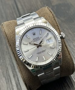 Alternative view of Rolex-Datejust 126334 41mm Oyster Stainless Steel/Steel Silver Dial Stick Markers VSF DD3235 Automatic