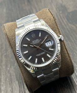 Alternative view of Rolex-Datejust 126334 41mm Oyster Stainless Steel/Steel Grey Dial Stick Markers VSF DD3235 Automatic