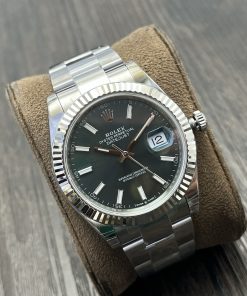 Alternative view of Rolex-Datejust 126334 41mm Oyster Stainless Steel/Steel Mint Green Dial Stick Markers VSF DD3235 Automatic