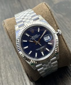 Alternative view of Rolex-Datejust 126334 41mm Jubilee Stainless Steel/Steel Blue Fluted Dial Stick Markers VSF DD3235 Automatic