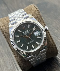 Alternative view of Rolex-Datejust 126334 41mm Jubilee Stainless Steel/Steel Mint Green Fluted Dial Stick Markers VSF DD3235 Automatic