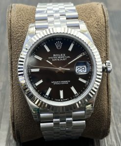 Rolex-Datejust 126334 41mm Jubilee Stainless Steel/Steel Black Dial Stick Markers VSF DD3235 Automatic