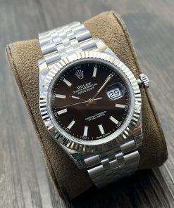 Alternative view of Rolex-Datejust 126334 41mm Jubilee Stainless Steel/Steel Black Dial Stick Markers VSF DD3235 Automatic
