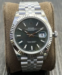 Rolex-Datejust 126334 41mm Jubilee Stainless Steel/Steel Mint Green Dial Stick Markers VSF DD3235 Automatic