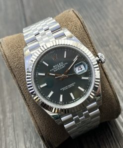 Alternative view of Rolex-Datejust 126334 41mm Jubilee Stainless Steel/Steel Mint Green Dial Stick Markers VSF DD3235 Automatic