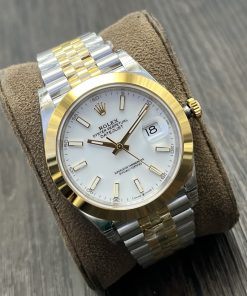 Alternative view of Rolex-Datejust 126303 41mm Jubilee Yellow Gold/Steel White Dial Stick Markers VSF DD3235 Automatic