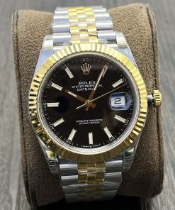 Rolex-Datejust 126333 41mm Jubilee Yellow Gold/Steel Black Dial Stick Markers VSF DD3235 Automatic
