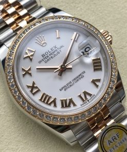Alternative view of Rolex-Datejust 278381 Ladies 31mm Jubilee Diamonds Stainless Steel/Rose Gold White Dial Roman Markers ARF ETA2688 Automatic