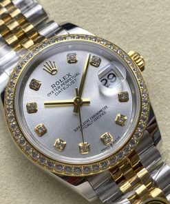 Alternative view of Rolex-Datejust 278383 Ladies 31mm Jubilee Diamonds Stainless Steel/Yellow Gold Silver Dial Diamonds Markers ARF ETA2688 Automatic